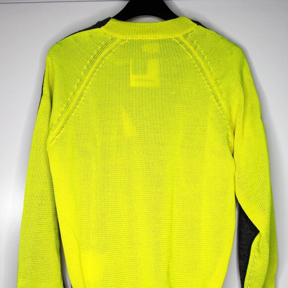 BNWT AW18 JUNYA WATANABE TWO TONE FLORESCENT SWEATER S - Picture 2 of 13